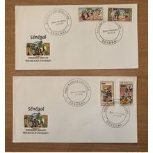 Sénégal 1992 FDC Mi. 1195 - 1198 Reboisement Scolaire Schule School