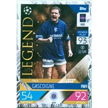 Topps Match Attax 2022/23 Paul Gascoigne Legend Card #422 - Rangers
