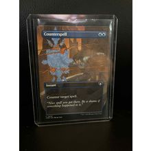 Counterspell - Foil - Borderless Commander Masters Magic: the Gathering Trading