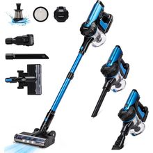 Cordless Vacuum Cleaner, Powerful Suction Stick Vacuum Cordless Rechargeable wit