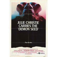Julie Christie in 1977’s DEMON SEED original folded 27x41 one-sheet poster