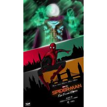 Spider Man Far From Home 23 Poster Canvas Movie Film Print A0 A1 A2 A3 A4 A5 A6