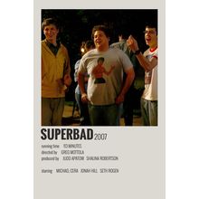 superbad 6 Poster Canvas Movie Film Print A0 A1 A2 A3 A4 A5 A6 Art Wall Decorati