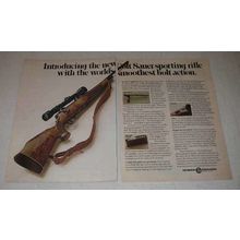 1973 Colt Sauer Sporting Rifle Ad - Smoothest Bolt