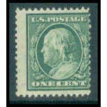 374 1c Benjamin Franklin Average MHH C3431