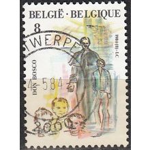 Belgique 1984 Michel 2181 O Cote (2008) 0.30 € Don Bosco les jeunes Cachet rond