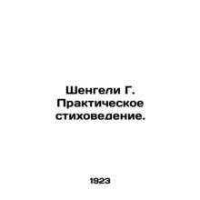 Shengeli G. Practical Poetry. In Russian (ask us if in doubt)/Shengeli G. Prakti