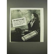 1946 Beech-Nut Gum Ad - Now Where on Earth