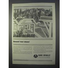 1966 Rand McNally Publishers Ad - Giovanni Jean Johann