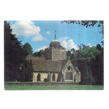 OLD PARISH CHURCH, ALBURY, GUILDFORD, Surrey. used vintage postcard 1988 pm =