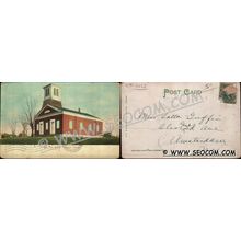 CT Norwalk Postcard Old Town House ct_box4~2263