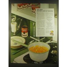 1939 Campbell's Soup Ad - The soup mother gave up making