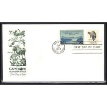 FDC Artmater 1757h 13c Racoon 961 3c U.S-Canada (No Cachet-U/A) Box0691