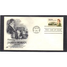 FDC Art Craft 1935 18c James Hoban (Cachet-U/A) CV00232