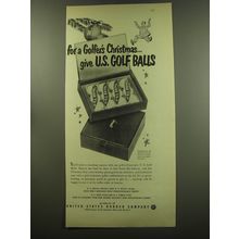 1949 United States Rubber Company U.S. Golf Balls Advertisement