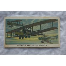 1963 Kellogg card British Military Aircraft No. 2 Handley Page V/1500 Bomber