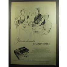 1951 Du Mauriers Cigarettes Advertisement - You're sure she smokes du Mauriers