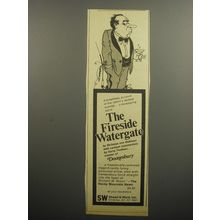 1974 Sheed & Ward Book Ad - The Fireside Watergate by Nicholas von Hoffman