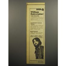 1974 Avon/Equinox Book Advertisement - The Fan Man by William Kotzwinkle
