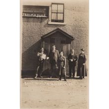 Freemasons Masonry Good Health Antique Real Photo Postcard