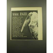 1960 Macy's Department Store Ad - The Bill on the Adjutant is no news in India