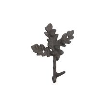Pack Of 2] Cast Iron Oak Tree Leaves with Acorns Decorative Metal Tree Branc...