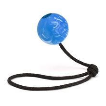 Dogline Euro Ball on rope 2.75" (7cm) Blue