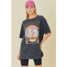 Women's Washing Nashville Music City Graphic T-Shirts