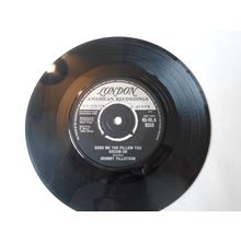 7" 1962. JOHNNY TILLOTSON .SEND ME THE PILLOW YOU DREAM ON LONDON HLA 9598 .N M