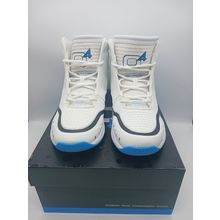 Q4 Sports Men's 9.5 Bright White High Top Athletic Basketball Sneakers