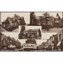 Multiview, Colne, Lancashire, 1915 - Turner's RP Postcard