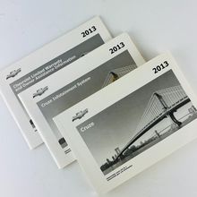 2013 Chevrolet Cruze Owner Manual Set of 3 Books Chevy Book