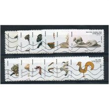 FRA 2013 (SET) 'ANIMALS IN ART'(12v) FINE USED (EBID21757)