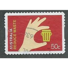 AUS 2008 50c (S/A) 'LIVING GREEN' FINE USED (EBID35-868)
