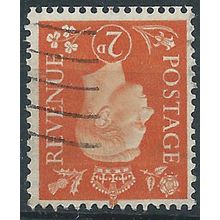 1937 SG465wi 2d Orange Wmk Inverted Good/Fine Used .. .