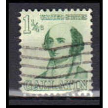 Used 1279 1 1/4c Albert Gallatin Fine KA5948