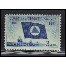 1088 3c Coast Survey Fine MNH O6523 (2)