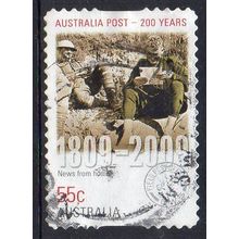 Australia 2009 200 Years of Australia Post - News From Home 55c s/a Used