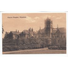 Clayton Hospital Wakefield Postcard West Yorkshire Pelham Series