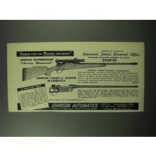 1951 Johnson Automatics Rifle Ad - Cherry Diamond