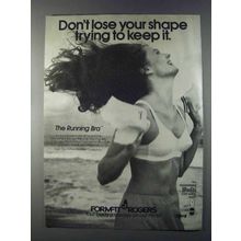 1980 Formfit Rogers Running Bra Ad - Don't Lose Shape