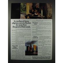 1980 Double Diamond Burton Export Ale Ad - Pilgrims