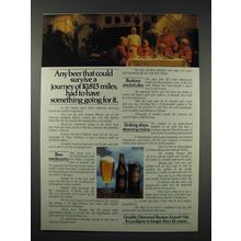 1980 Double Diamond Burton Export Ale Ad - Survive