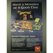 1989 TSR Dungeon Game Ad - Have a monster of a good time