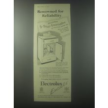 1954 Electrolux Model LH.150 Refrigerator Ad - Renowned for reliability