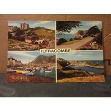 multiview, ILFRACOMBE, DEVON used postcard by J. Salmon 1973 pm =