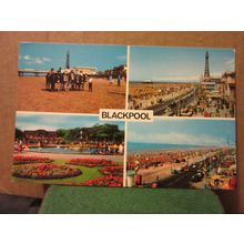 multiview, BLACKPOOL, LANCASHIRE... unused postcard.. Colourmaster =