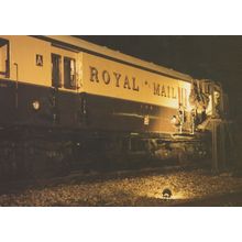 Night Mail at Didcot Railway Centre Postcard