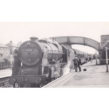 Engine 45522 Prestatyn Locomotive Carlisle Train Appleby West Railway Postcard