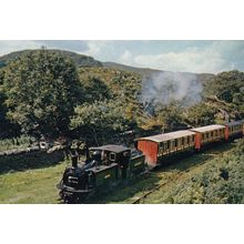 Talliesin Farlie Locomotive Train Railway Postcard